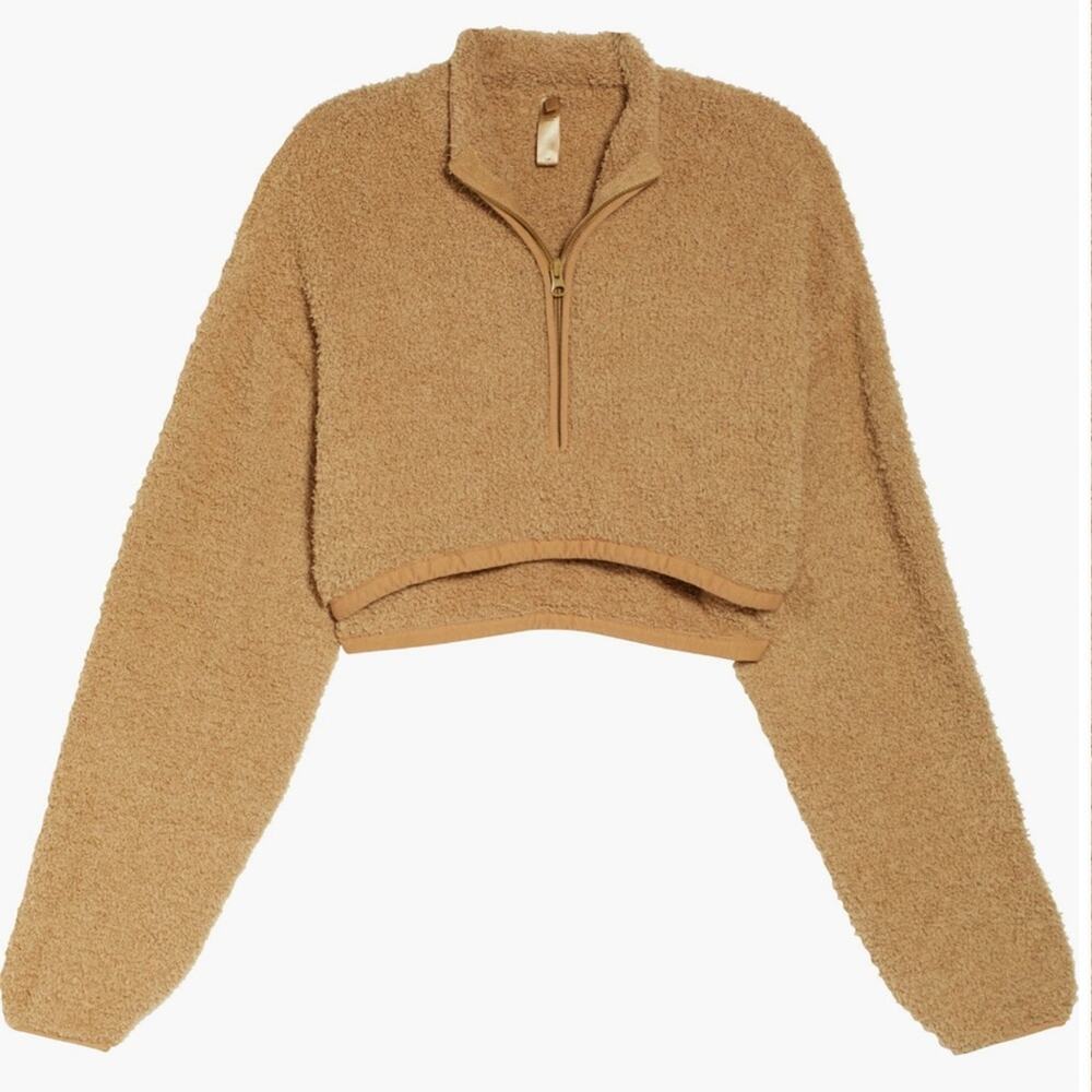 SKIMS Cozy Knit Crop Pullover S/M
